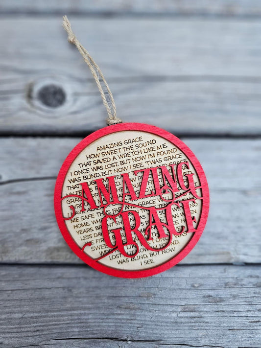 Amazing Grace Ornament