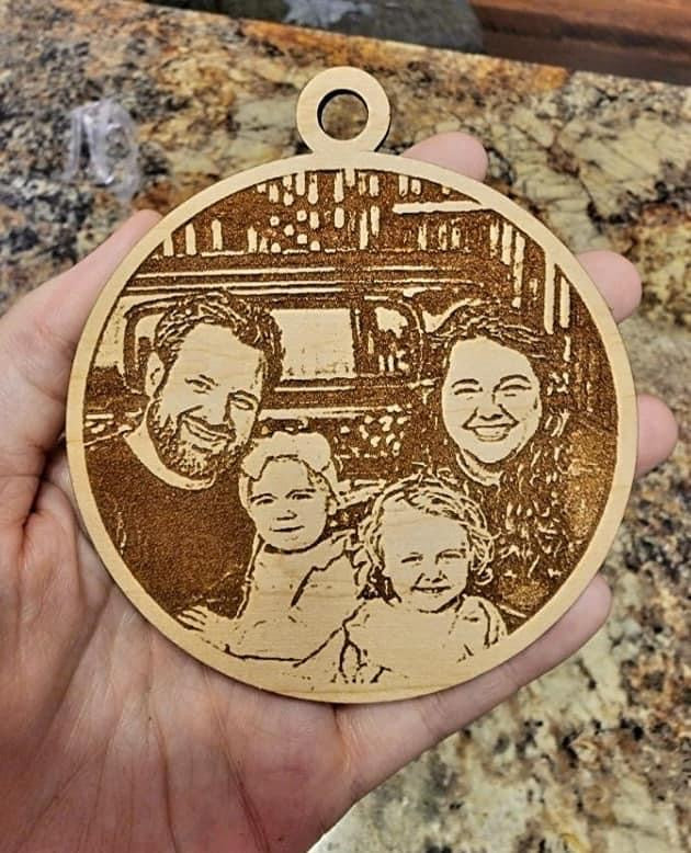 Photo Engraved Ornament